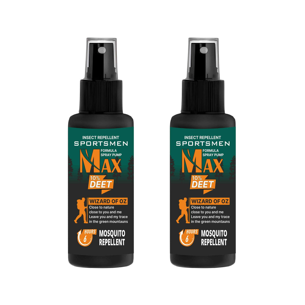 Deet Mosquito and Insect Repellent Spray (Pack of 2)
