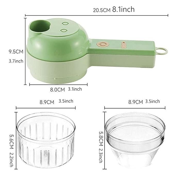 SwiftSlice 4-in-1 Electric Mini Food Processor